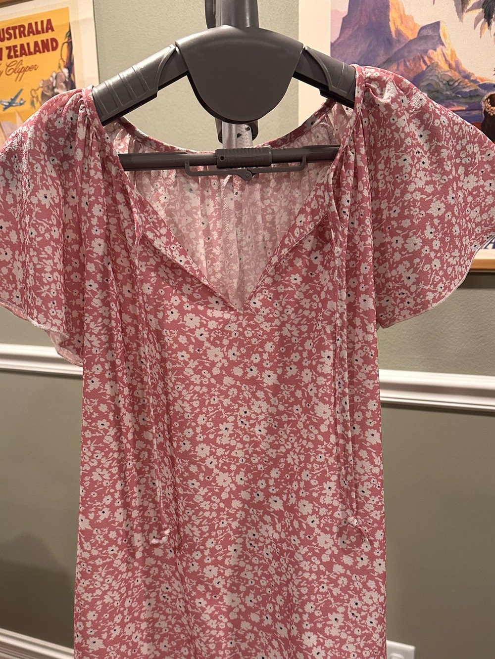 Feminine & Flirty Floral Short Sleeve Blouse